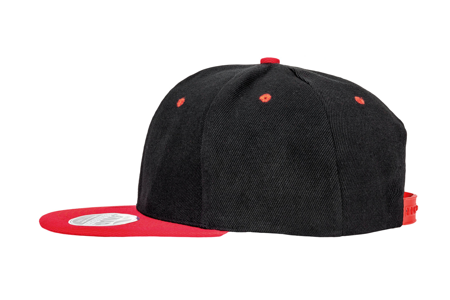 Result Headwear Bronx Flat Peak Snapback Cap Dual Colour Retro Style