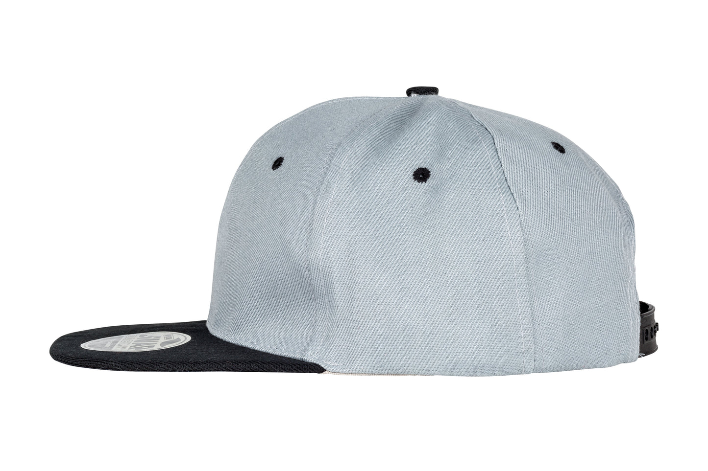Result Headwear Bronx Flat Peak Snapback Cap Dual Colour Retro Style