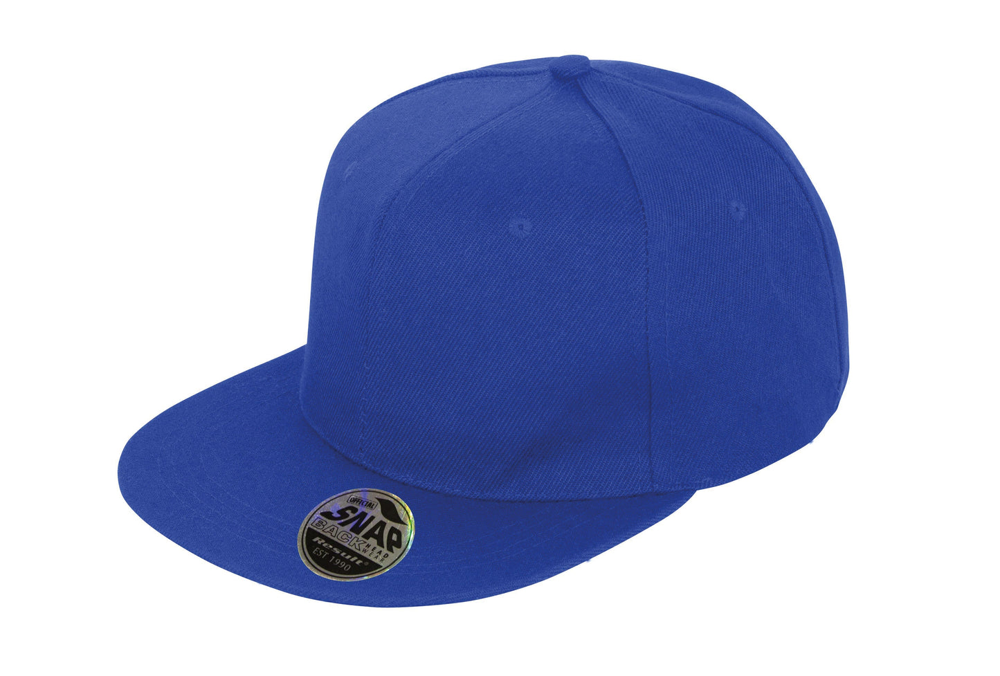 Result Headwear Bronx Flat Peak Snapback Cap Retro Style Adjustable One Size