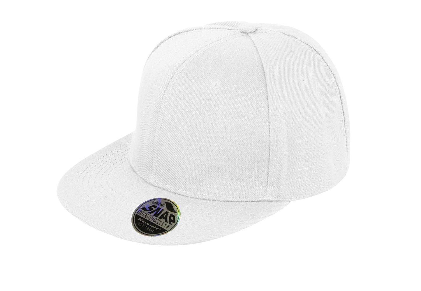 Result Headwear Bronx Flat Peak Snapback Cap Retro Style Adjustable One Size