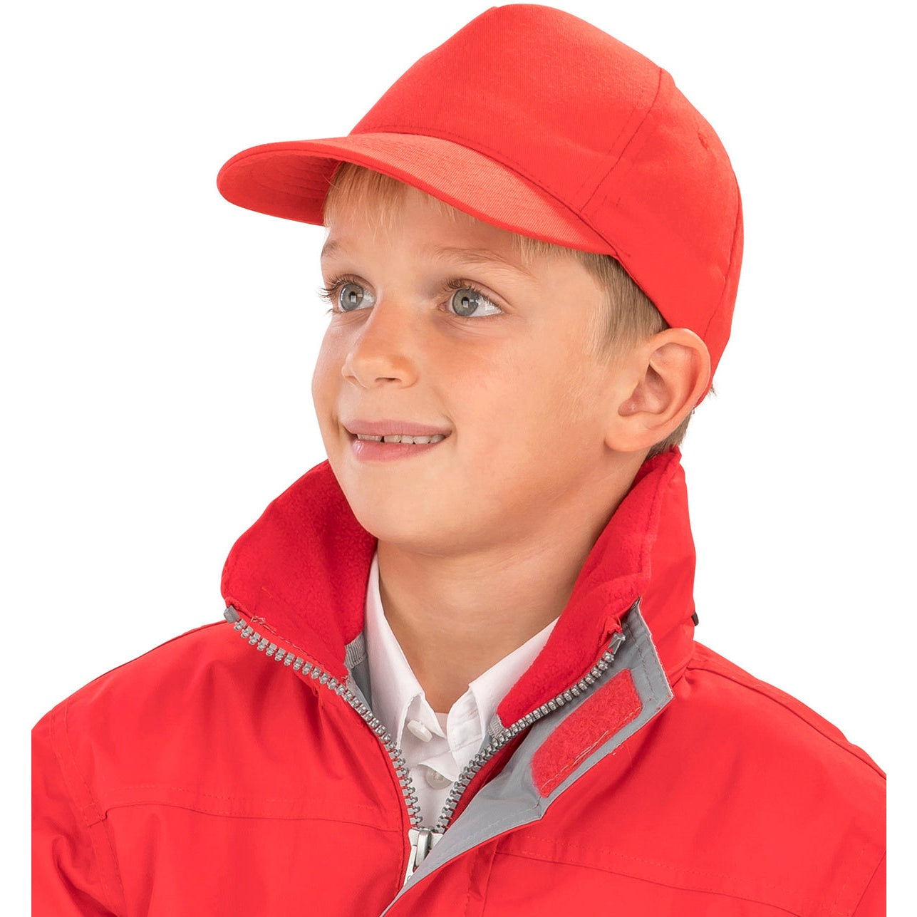 Result Headwear Boston Junior Polycotton Cap 65/35 5 Panel Kids Sports Hat