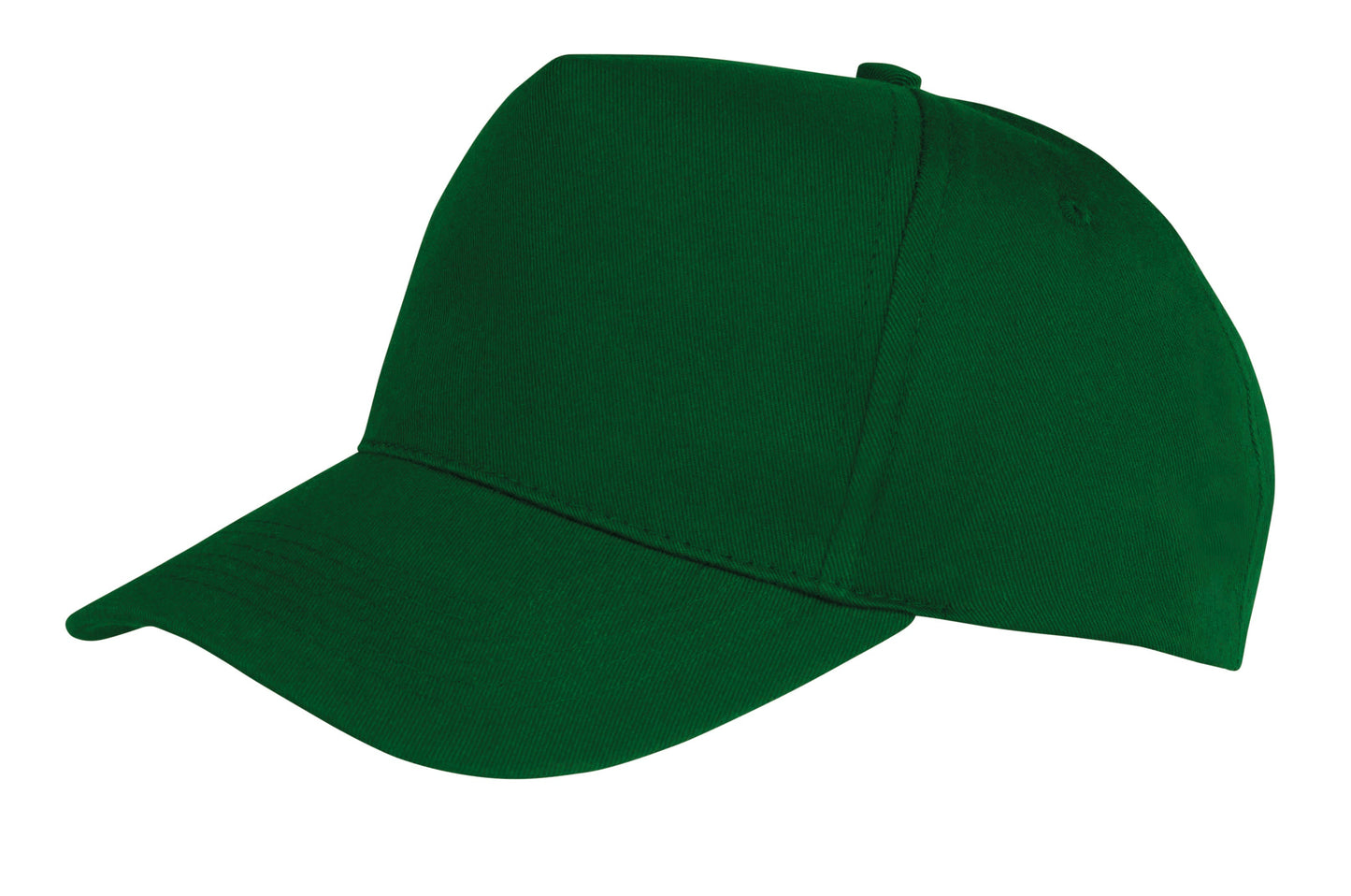 Result Headwear Boston 5-Panel Cap Polycotton Seamless Front Adjustable