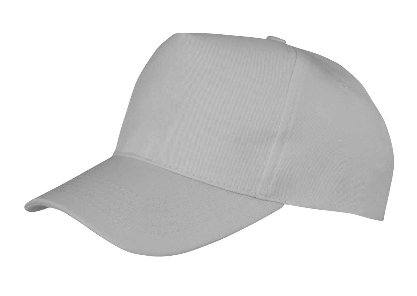 Result Headwear Boston 5-Panel Cap Polycotton Seamless Front Adjustable