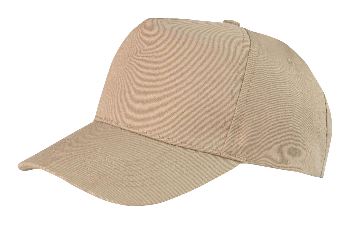Result Headwear Boston 5-Panel Cap Polycotton Seamless Front Adjustable