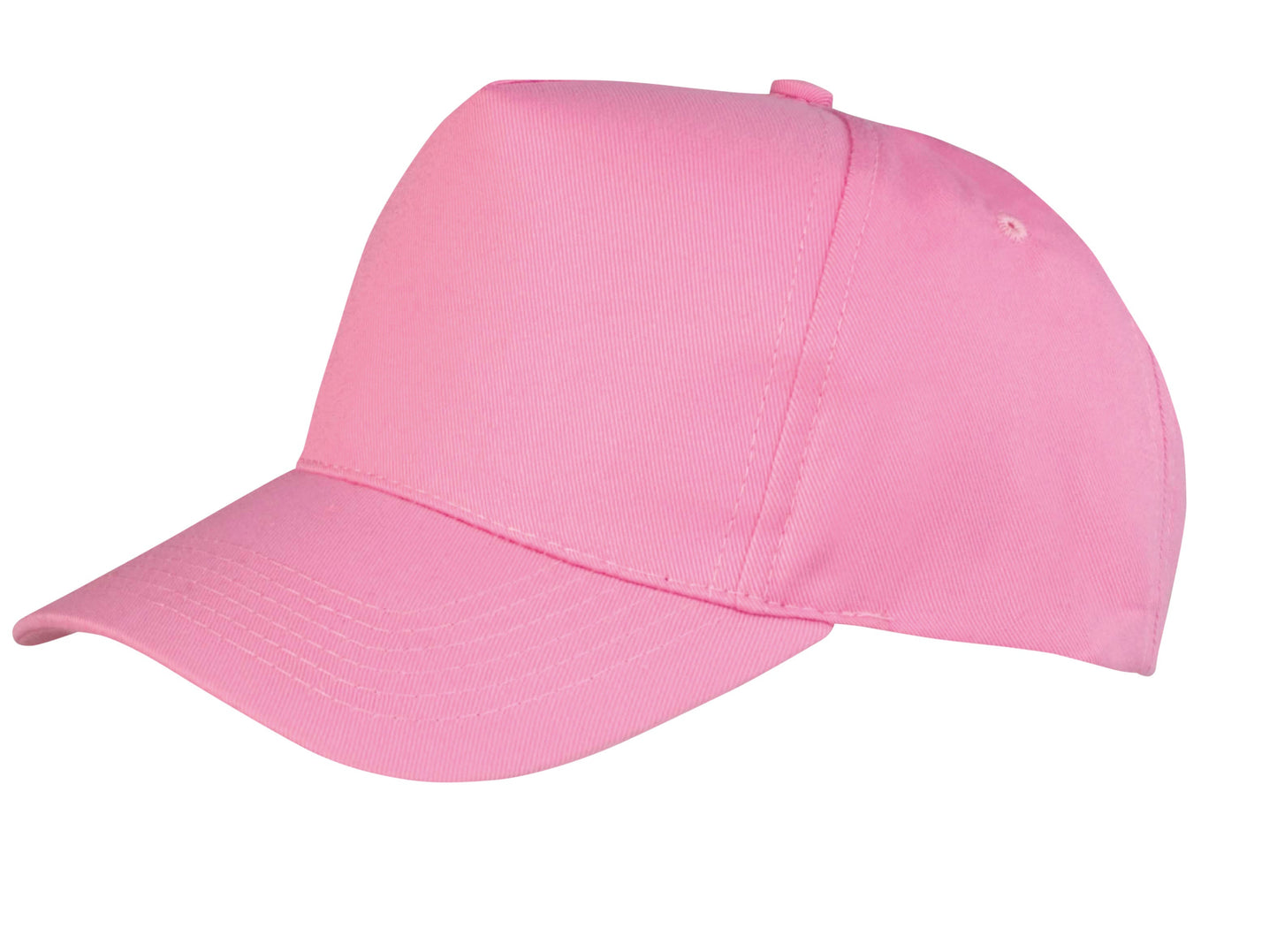 Result Headwear Boston 5-Panel Cap Polycotton Seamless Front Adjustable