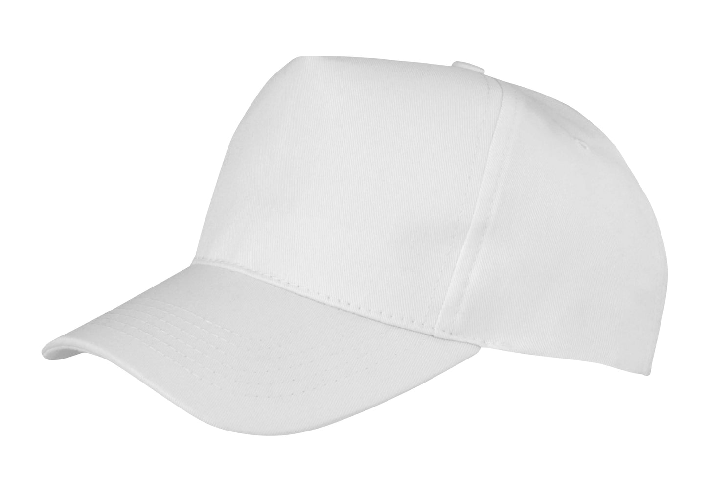 Result Headwear Boston 5-Panel Cap Polycotton Seamless Front Adjustable