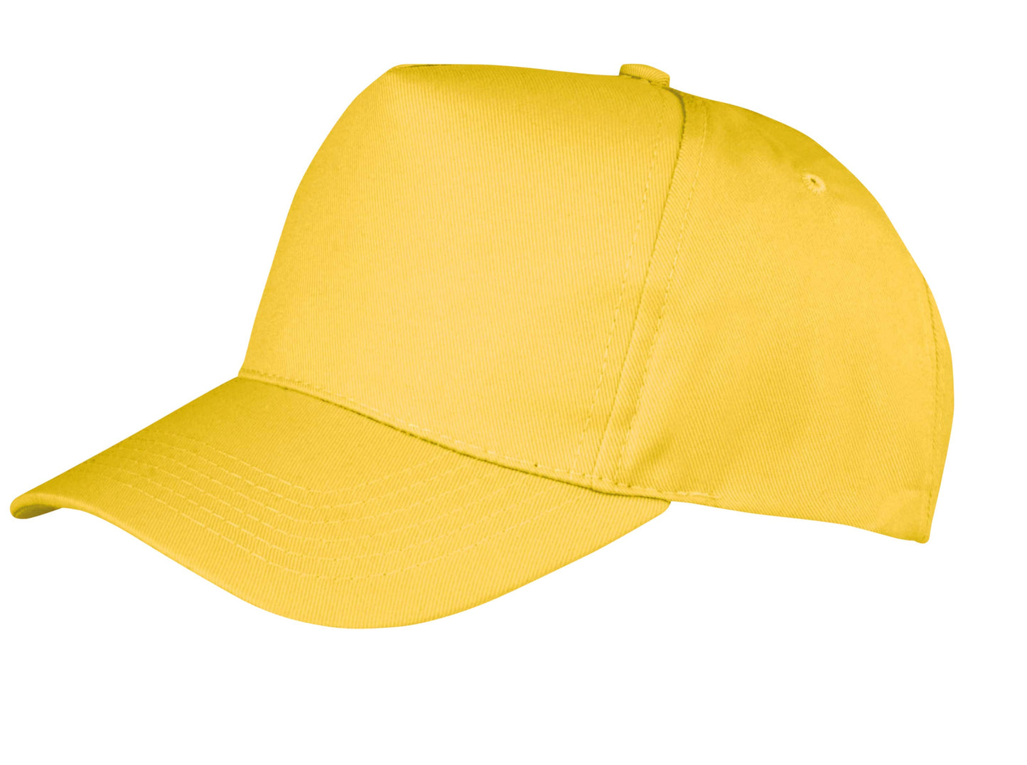 Result Headwear Boston 5-Panel Cap Polycotton Seamless Front Adjustable