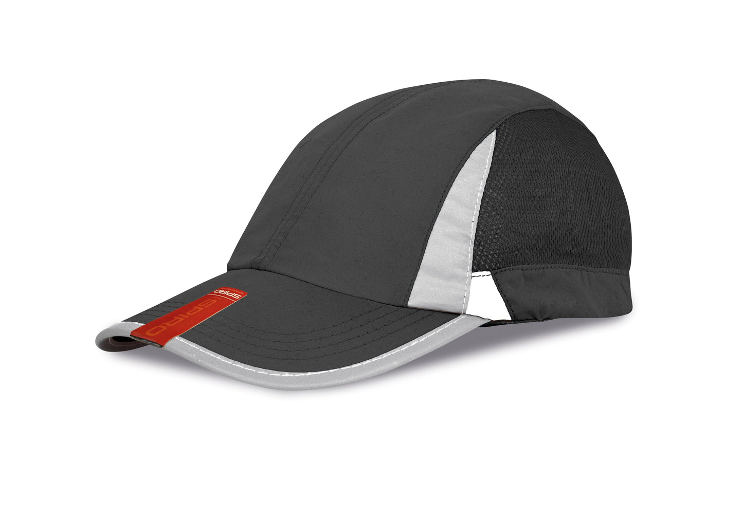 Result Headwear Featherweight Sport Cap Low Profile Quick Dry Reflective Detail