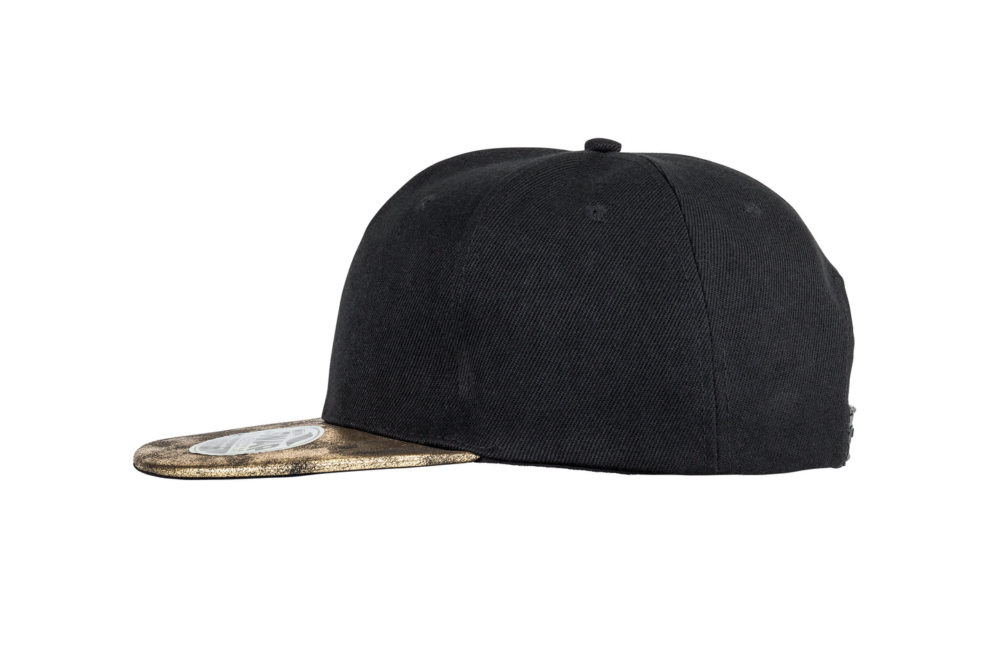 Result Headwear Bronx Glitter Flat Peak Snapback Cap Adjustable 6 Panel