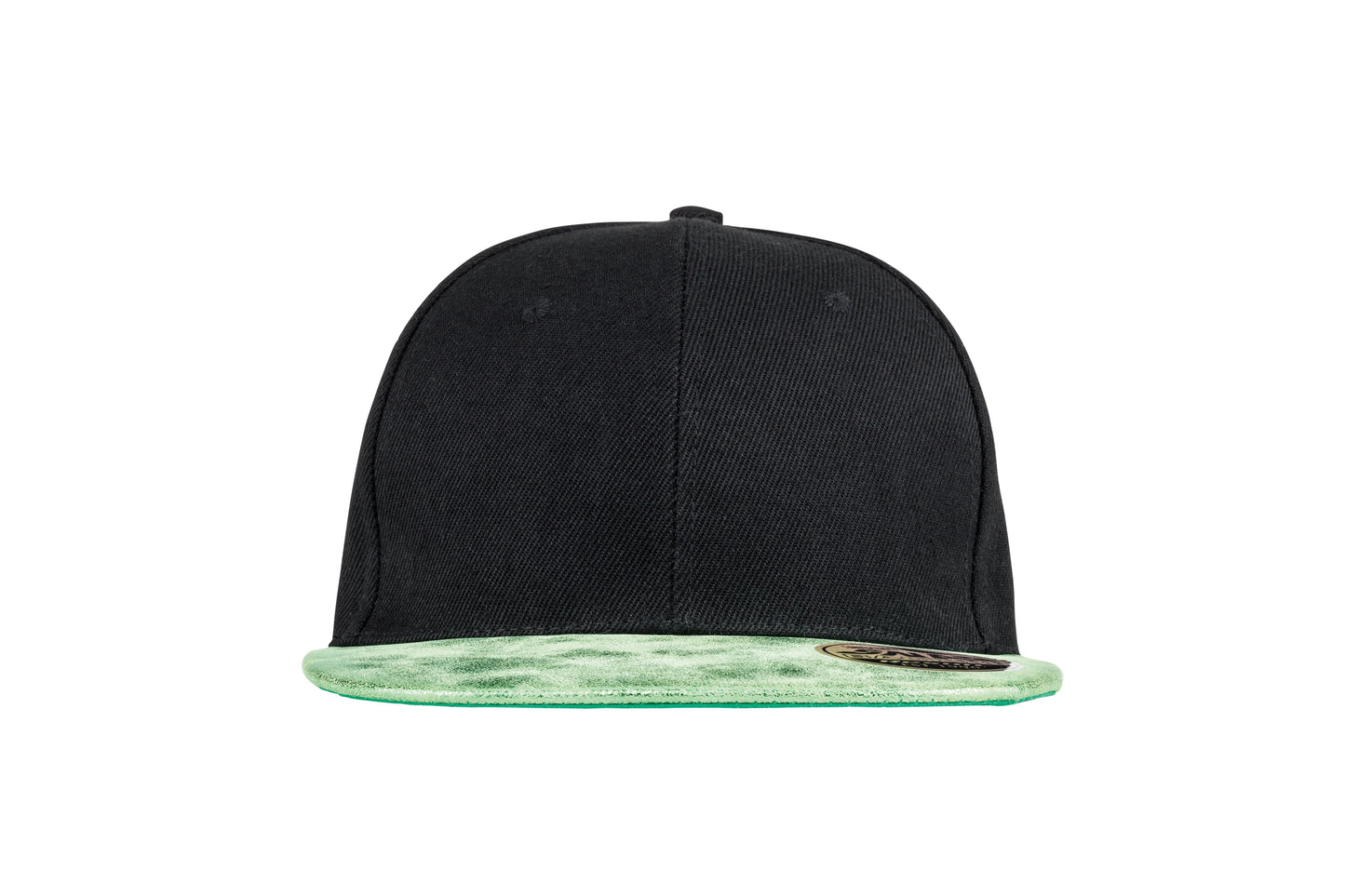 Result Headwear Bronx Glitter Flat Peak Snapback Cap Adjustable 6 Panel