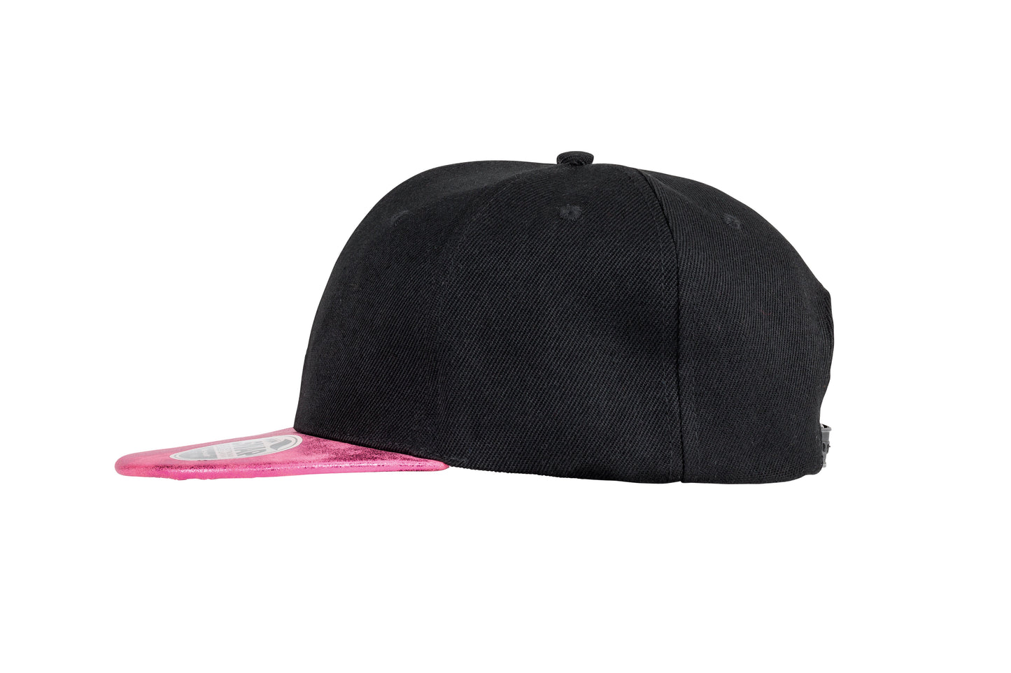 Result Headwear Bronx Glitter Flat Peak Snapback Cap Adjustable 6 Panel
