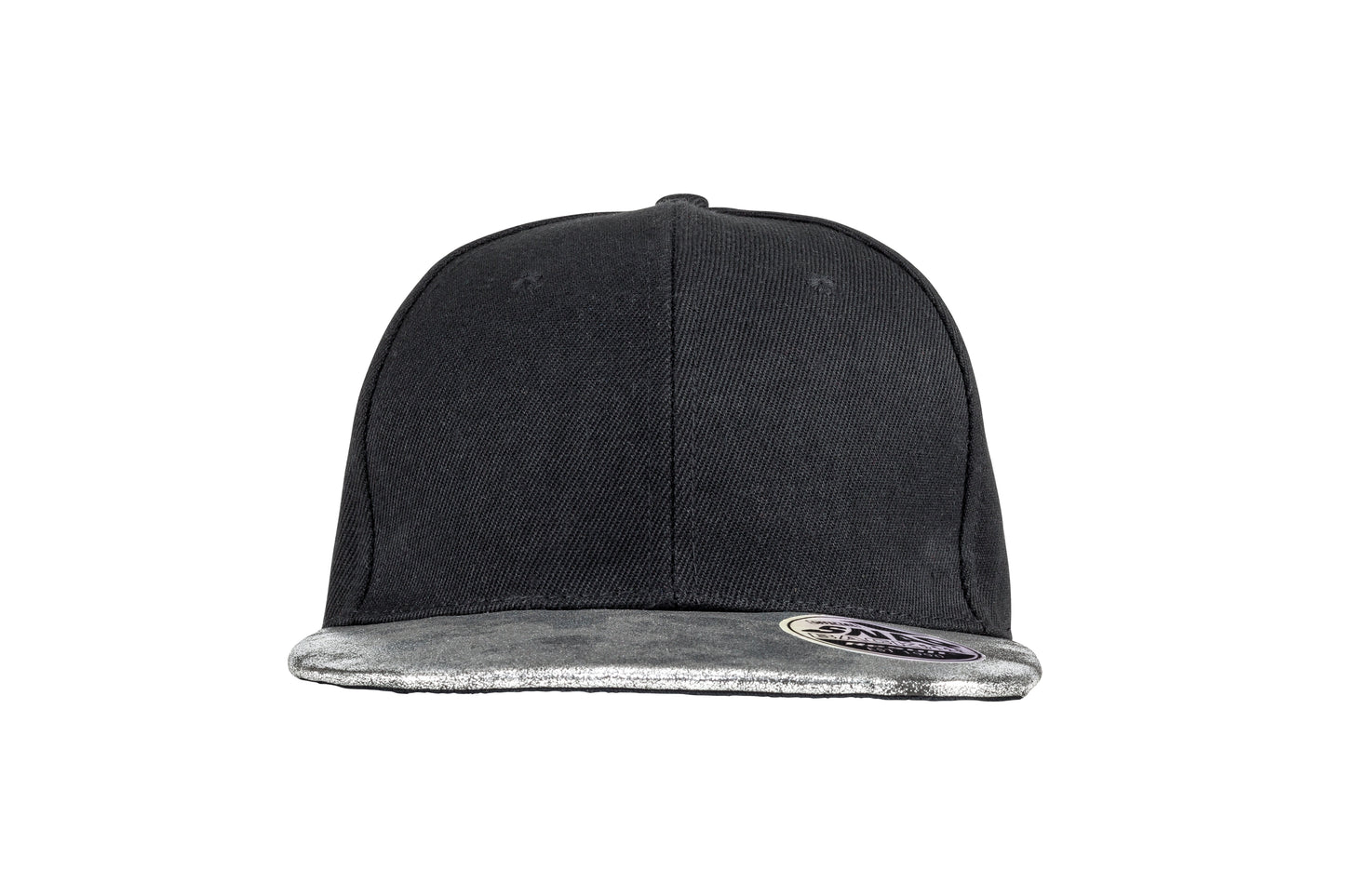 Result Headwear Bronx Glitter Flat Peak Snapback Cap Adjustable 6 Panel