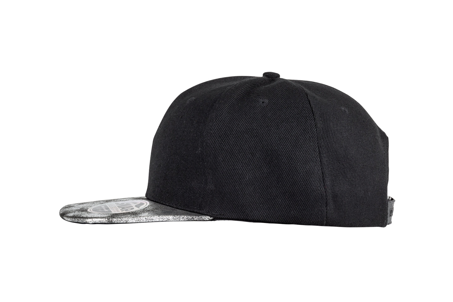 Result Headwear Bronx Glitter Flat Peak Snapback Cap Adjustable 6 Panel