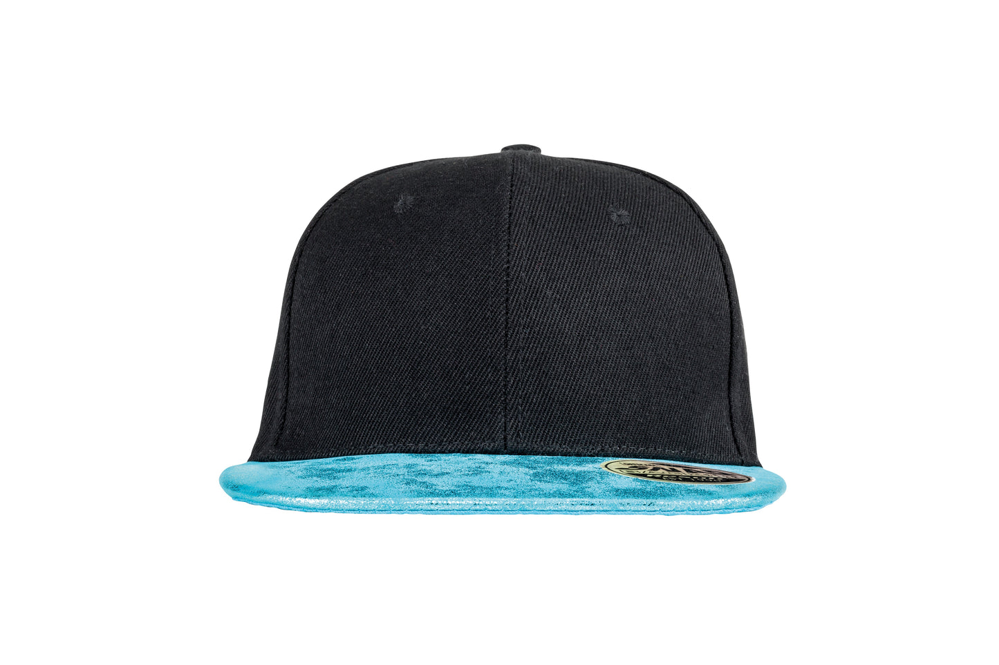 Result Headwear Bronx Glitter Flat Peak Snapback Cap Adjustable 6 Panel