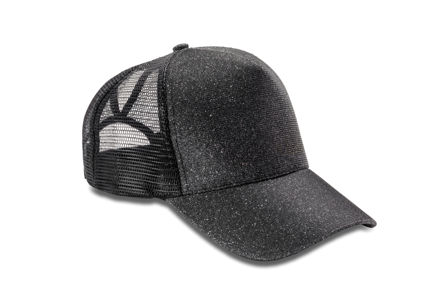 Result Headwear Core New York Sparkle Cap with Ponytail Hole - One Size
