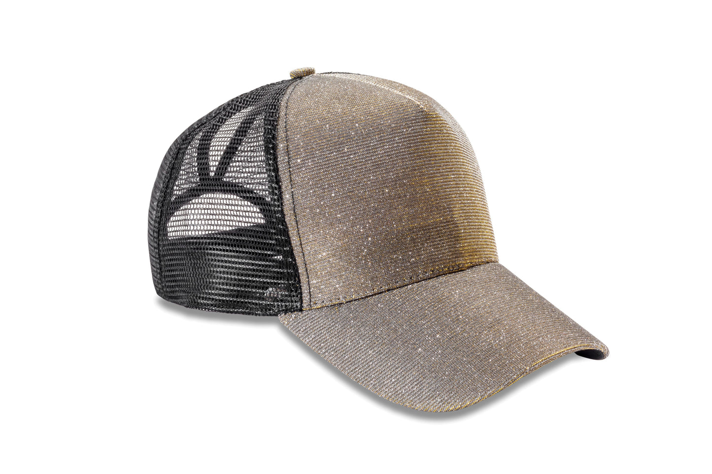 Result Headwear Core New York Sparkle Cap with Ponytail Hole - One Size