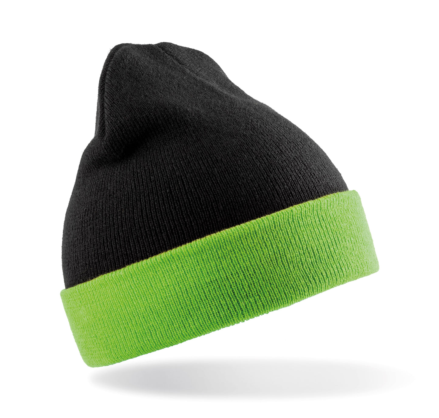 Result Recycled Compass Beanie 50% Recycled Materials Soft Knit Warm Cuff