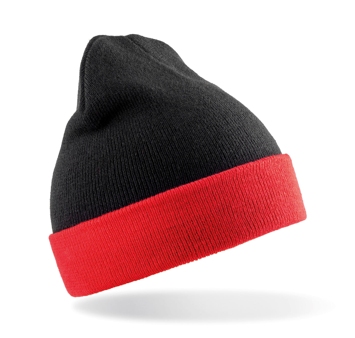Result Recycled Compass Beanie 50% Recycled Materials Soft Knit Warm Cuff