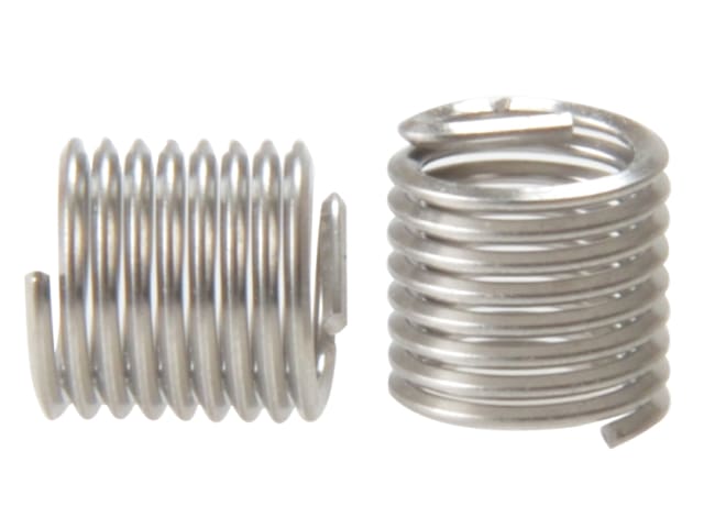 Recoil Inserts M14.0 1.25 Pitch 1/2in Stainless Steel Thread Repair 10 Pack