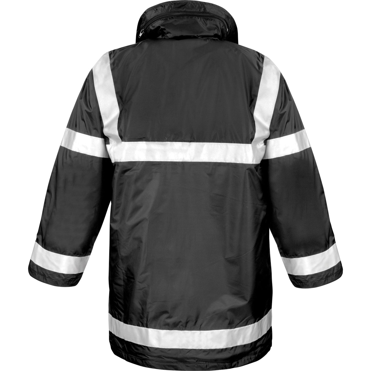 Result Workguard Hi-Vis Management Coat Waterproof Heavy Duty with Hood S-3XL
