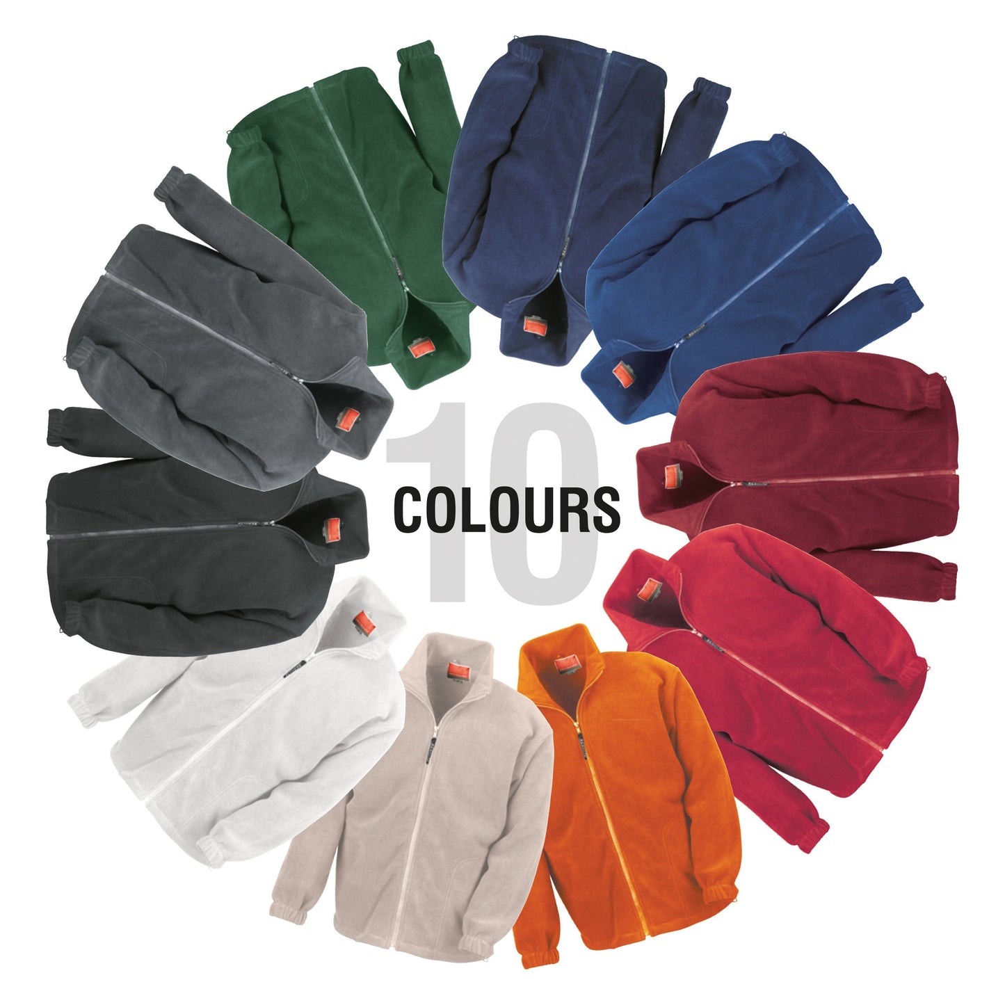 Result Polartherm Jacket 100% Polyester Heavy Fleece Anti-Pill Stretch Fit