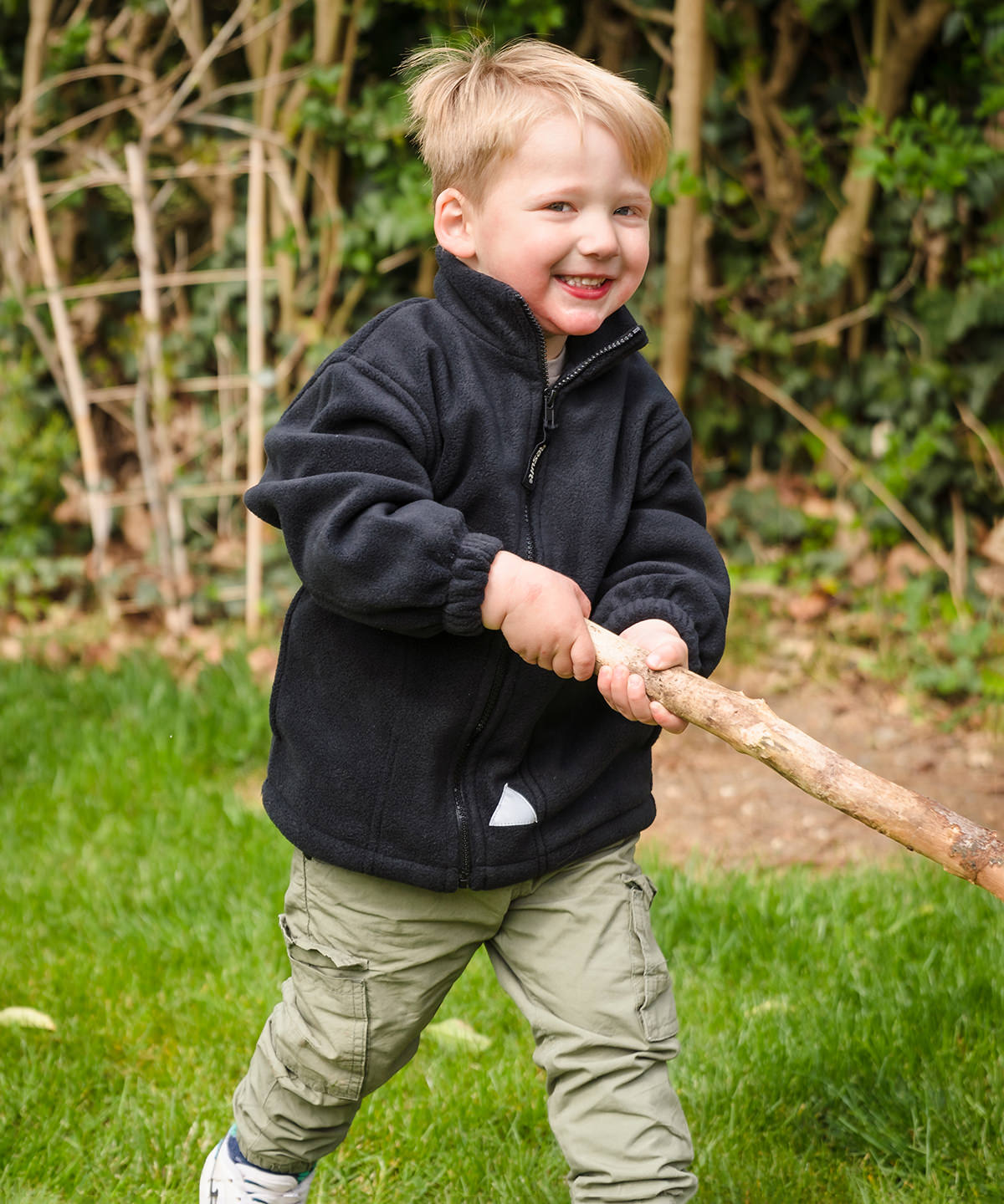 Result Junior Polartherm Jacket 100% Polyester Fleece Reflective Pockets