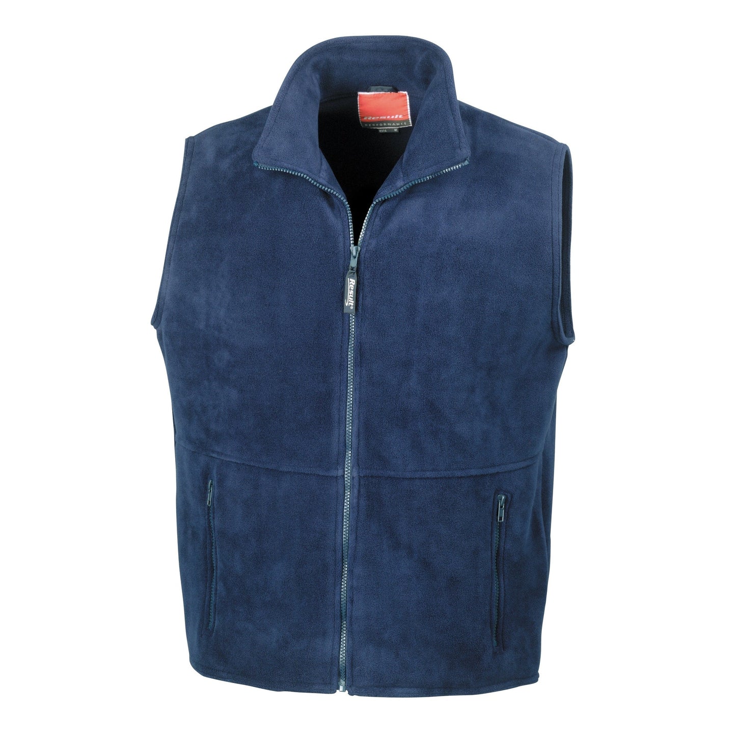 Result Polartherm Bodywarmer Fleece 330g/mÂ² Anti-Pill Zip Pockets Unlined