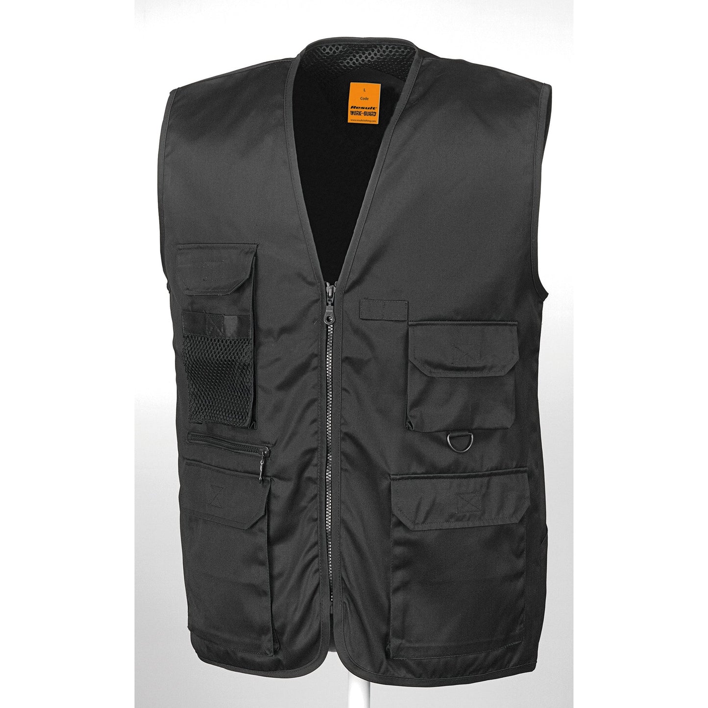 Result Workguard Adventure Safari Waistcoat 11 Pockets Multi-Use Gilet S-2XL