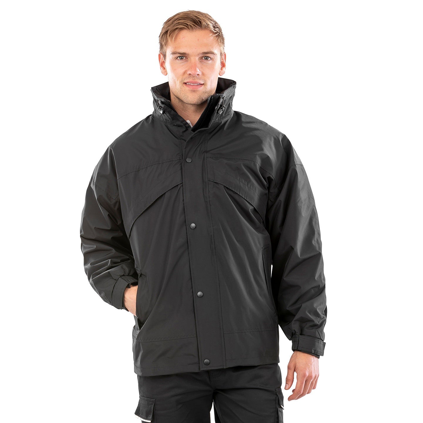 Result 3-In-1 Zip and Clip Jacket with Hood, Multi-Use for Hiking & Casual Wear