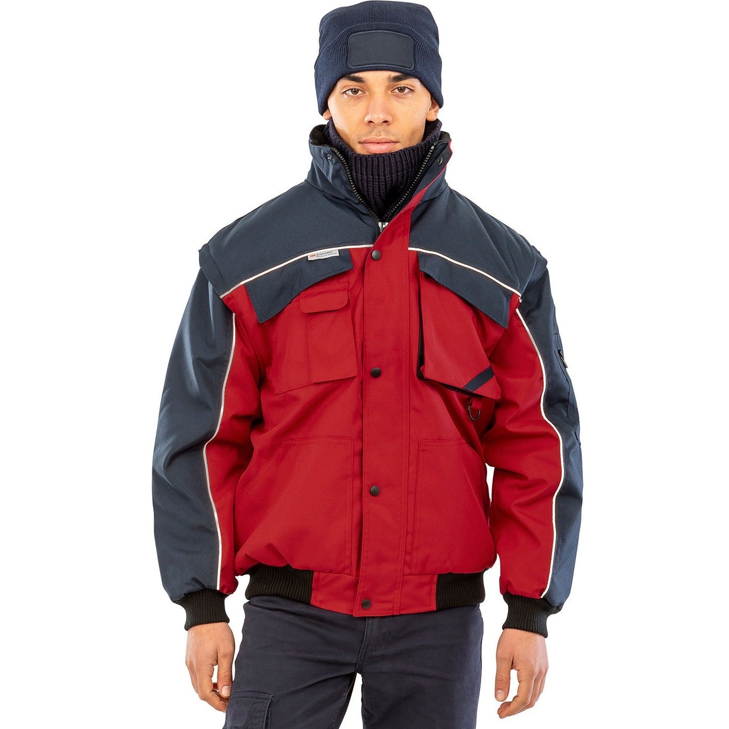 Result Workguard Heavy-Duty Pilot Jacket Zip Sleeve Water Repellent Blouson