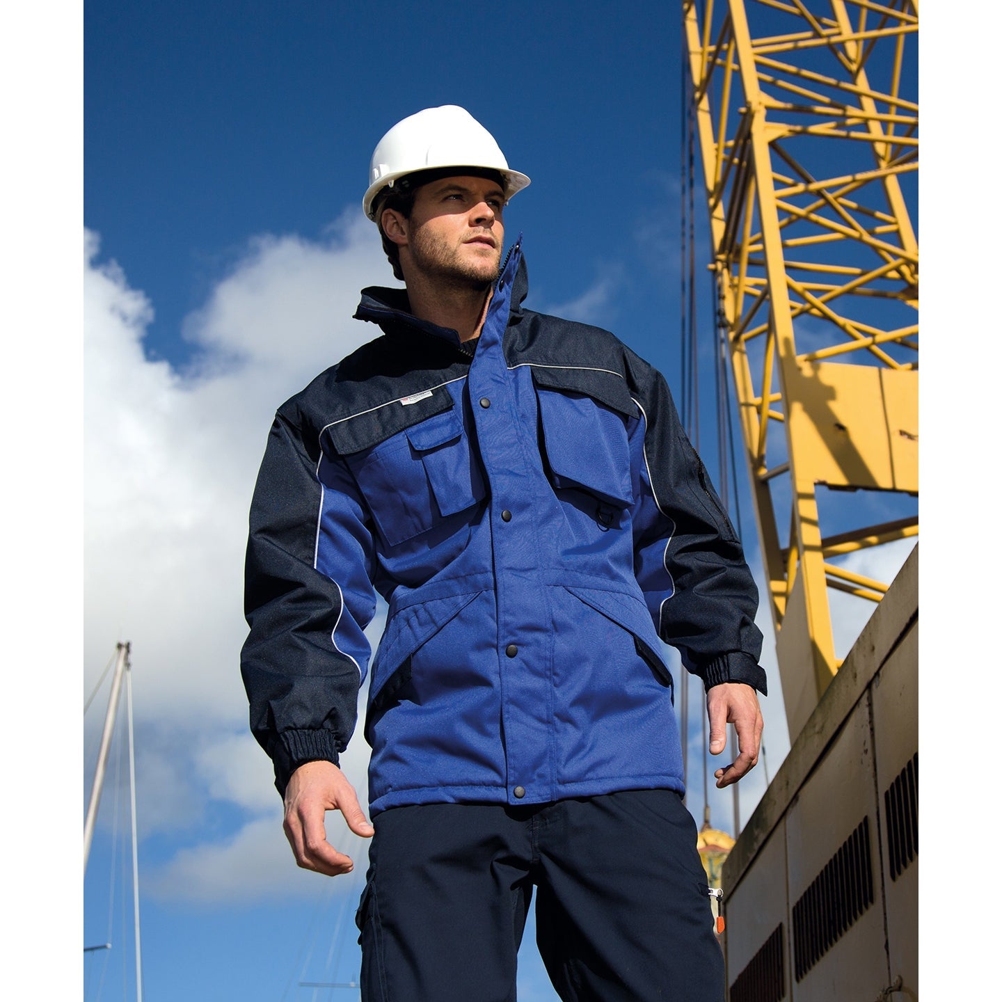 Result Workguard Heavy-Duty Combo Coat with Reflective Material and Pockets