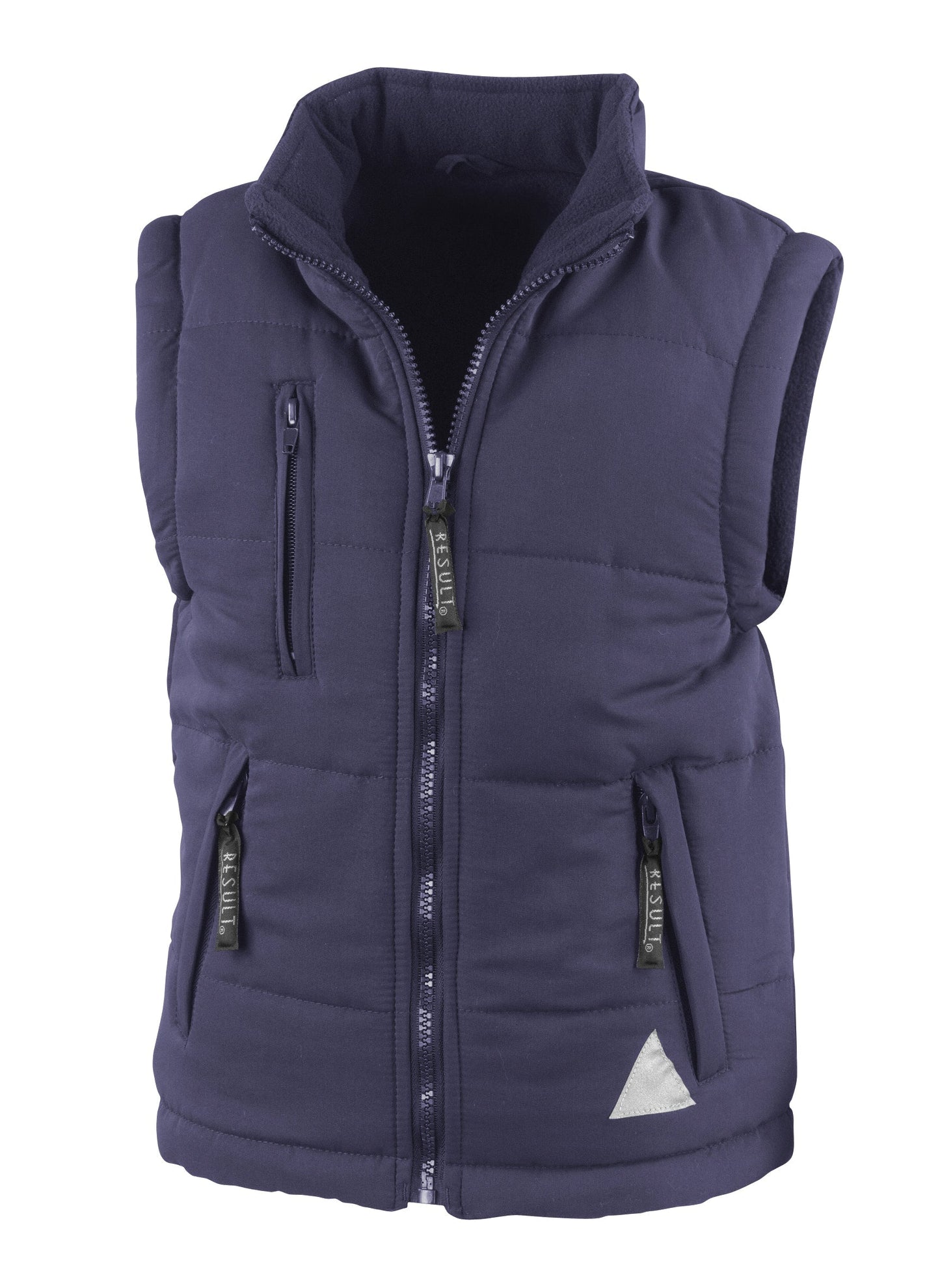 Result Junior Ultra Padded Bodywarmer with Concealed Hood and Pockets