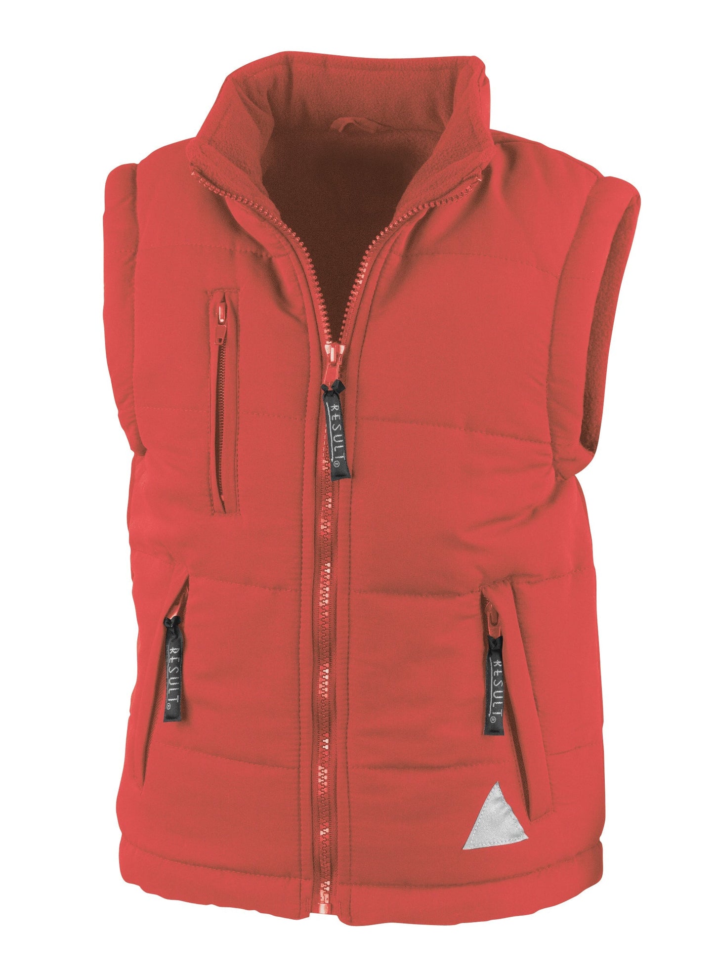 Result Junior Ultra Padded Bodywarmer with Concealed Hood and Pockets