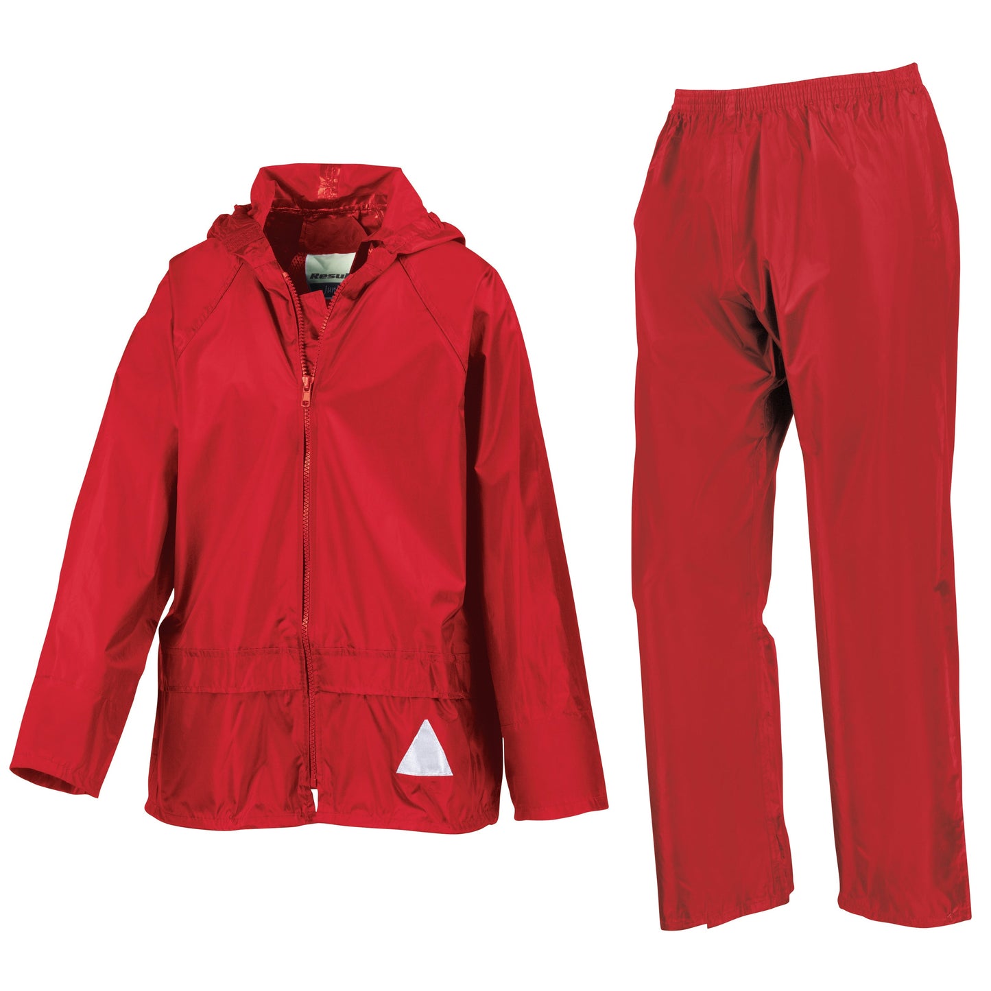 Result Junior Waterproof Jacket and Trouser Set with Taped Seams and Hood
