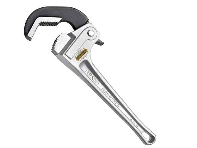 RIDGID Aluminium RapidGrip Wrench 350mm Lightweight One-Handed Operation