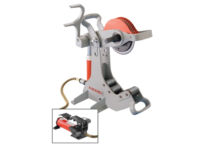 RIDGID 258 Power Pipe Cutter with No. 700 Power Drive 115V for Steel Pipe