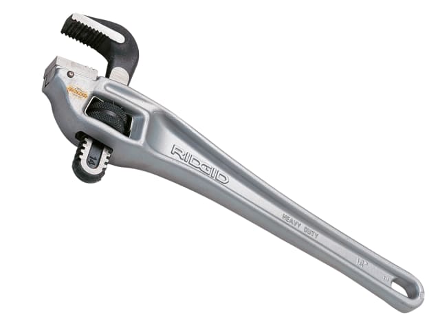 RIDGID 31120 Aluminium Offset Pipe Wrench 350mm 14in Lightweight 50mm Capacity