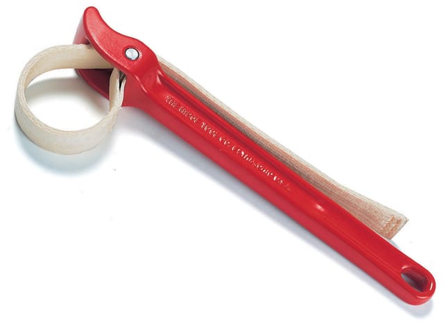 RIDGID No.5 Strap Wrench 1200mm 48in for Polished Pipe Cast-Iron Handle