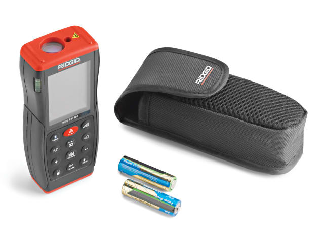 RIDGID Micro LM-400 Laser Distance Measure 70m Bluetooth Backlit Display