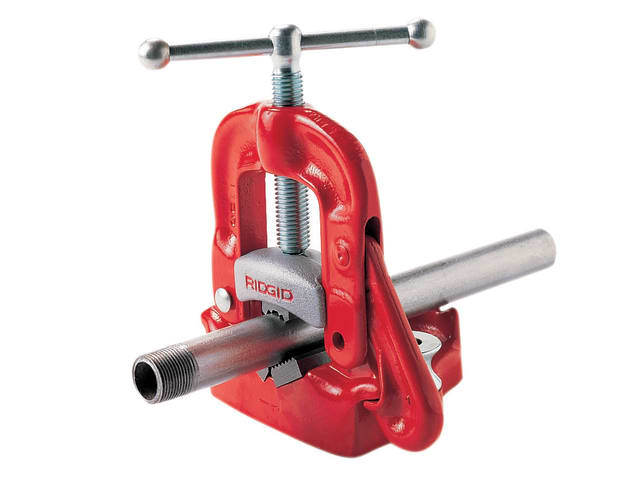 RIDGID 21 Bench Yoke Vice 3-50mm Capacity Iron with Pipe Rest and Bender