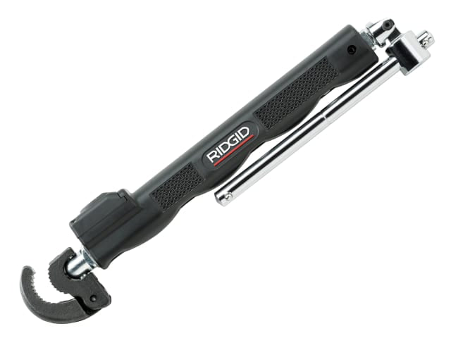 RIDGID 2017 Telescopic Basin Wrench with LED Light 12-32mm Capacity