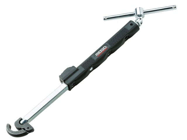 RIDGID 2017 Telescopic Basin Wrench with LED Light 12-32mm Capacity