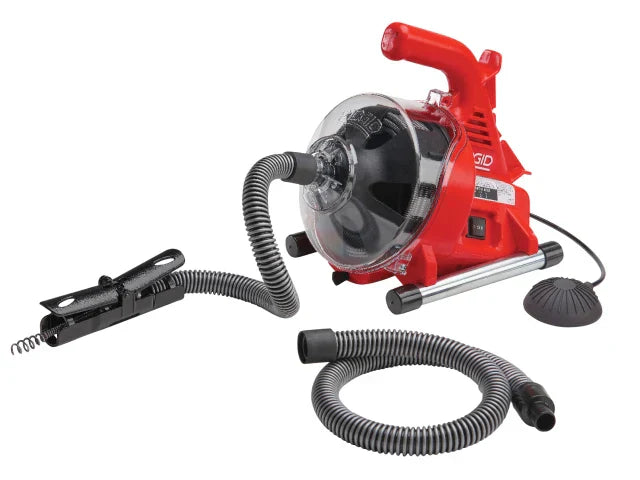 RIDGID PowerClear Drain Cleaning Machine 240V with AUTOFEED Control 9m Cable