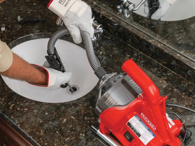 RIDGID PowerClear Drain Cleaning Machine 240V with AUTOFEED Control 9m Cable