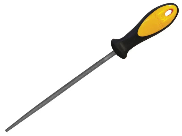Roughneck 200mm Chainsaw File Heat Treated Carbon Steel Soft Grip Handle