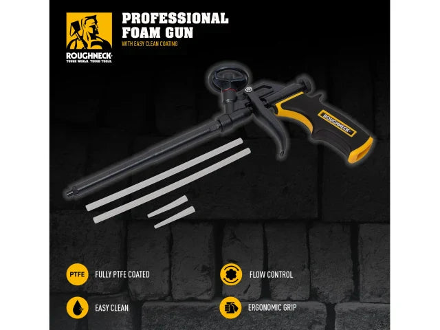 Roughneck Professional Foam Gun Deluxe with Adjustable Flow and Extensions