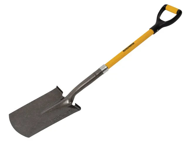 Roughneck Digging Spade Heavy-Duty Carbon Steel Fibreglass Handle 42in