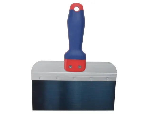 R.S.T. 300mm Taping Knife Soft Touch Handle Blu Steel Blade for Drywall