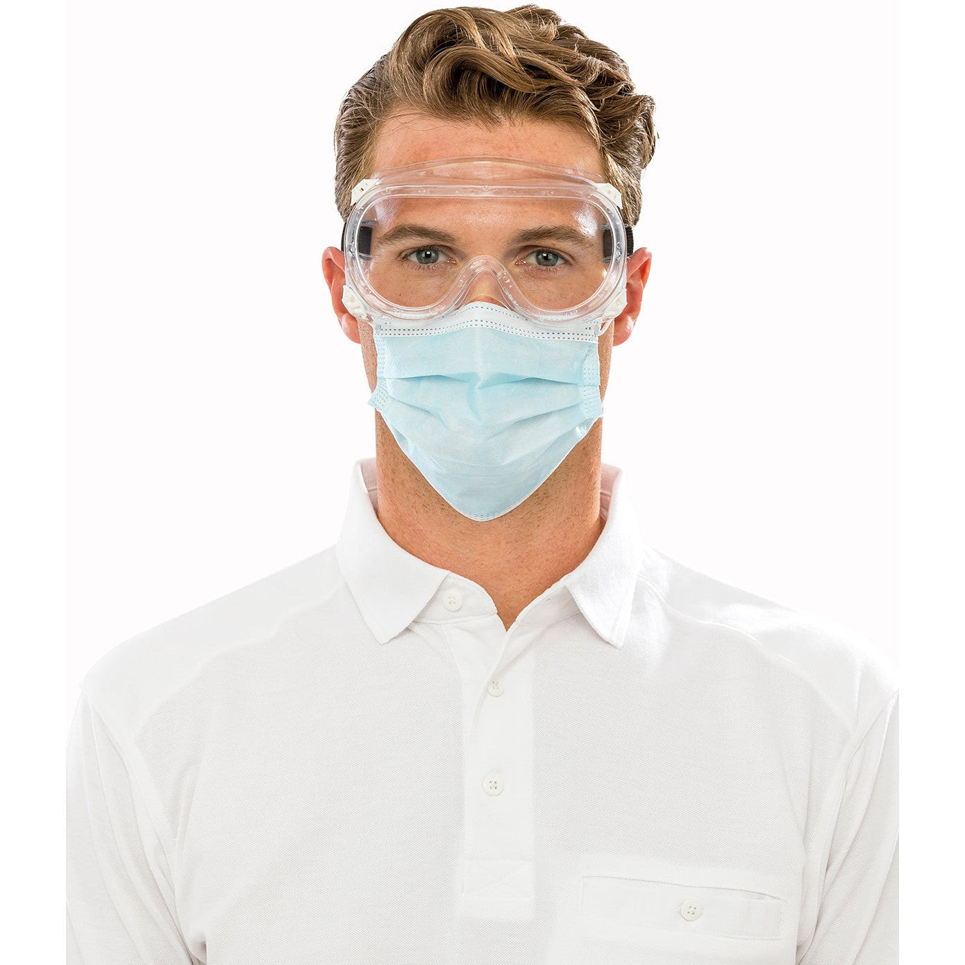 Result Essential Hygiene PPE Medical Splash Goggles Anti-Fog Panoramic Lens