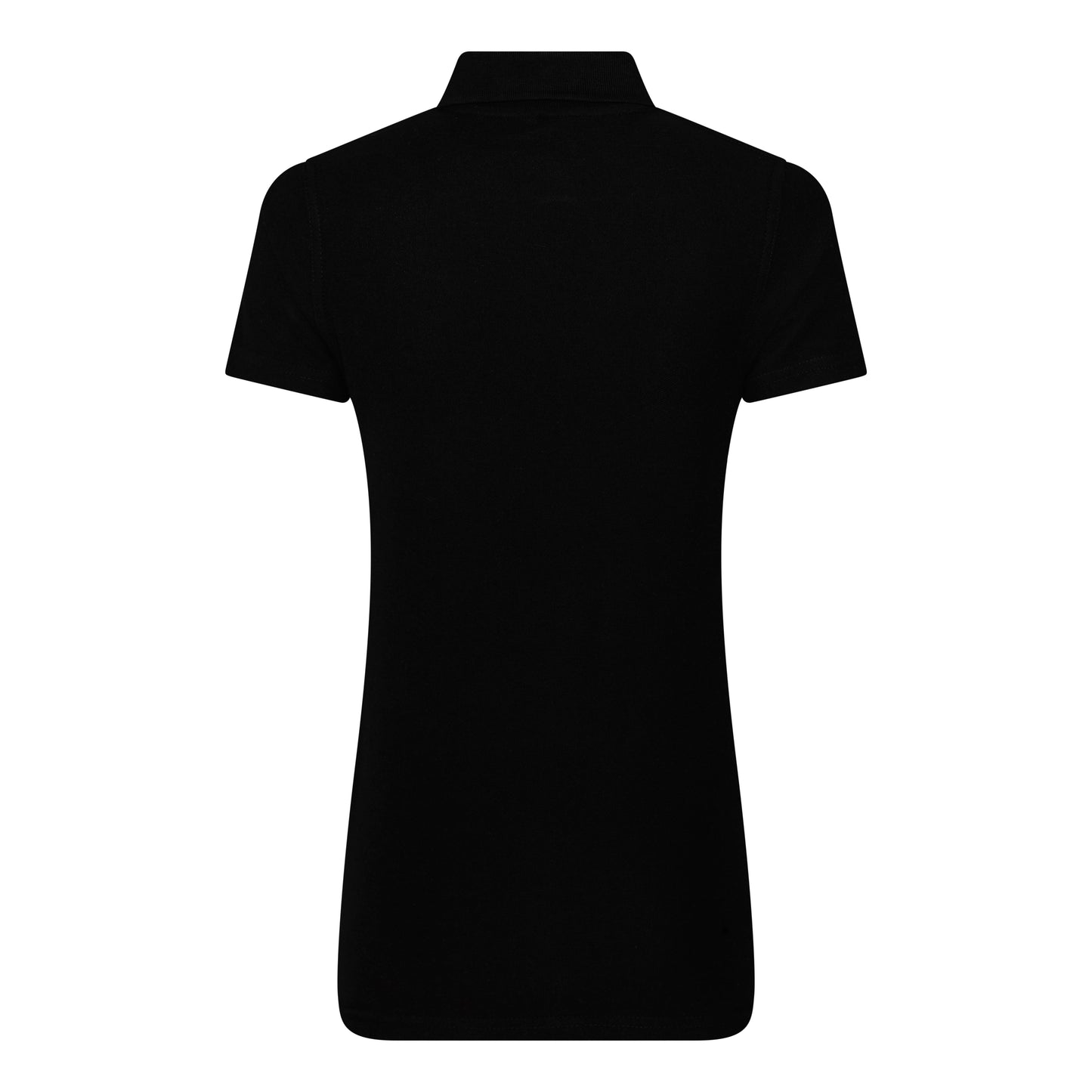 Prortx Women's Pro Polo Black Feminine Fit Durable Workwear Uniform Sizes XS-4XL